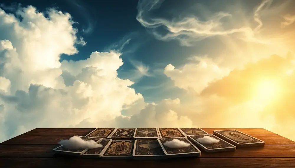 Stregato Wolken: Die Bedeutung in der Lenormandkarten-Deutung