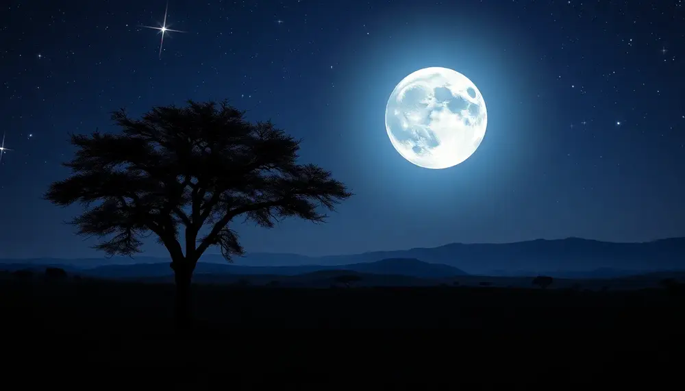 Unter Afrikas Sternen: Vollmond 2025 in Tansania entdecken