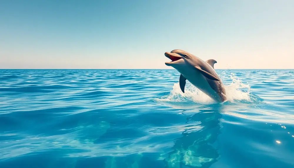 Verbinde dich mit der Lebensfreude des Krafttier Delfin
