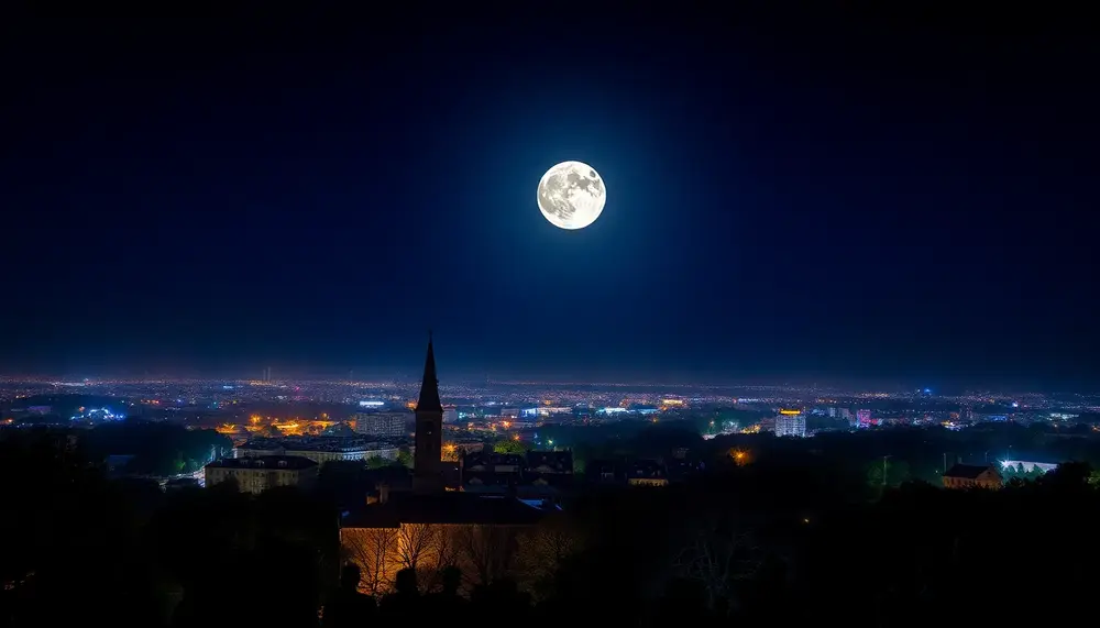 Vollmond 2023 in Leipzig: Die besten Orte zur Beobachtung