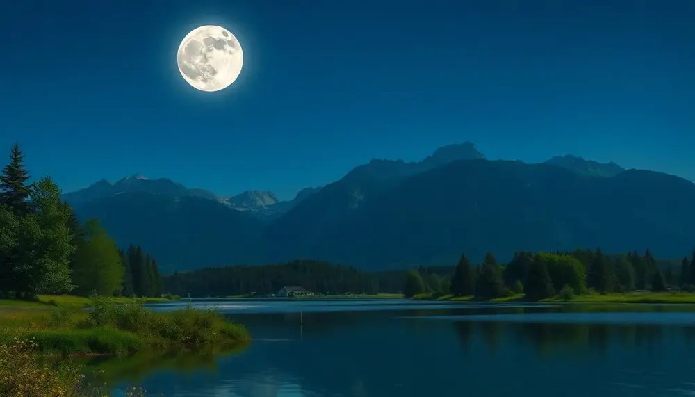 Vollmond Mai 2025: Die besten Orte zur Beobachtung in Österreich